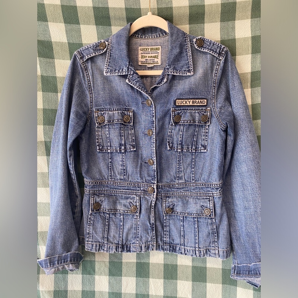 Vintage Women's Lucky Brand Outdoors Division Denim Jacket S/M